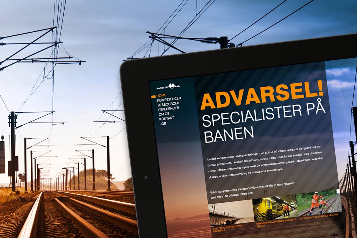 Aarsleff Rail corporate website